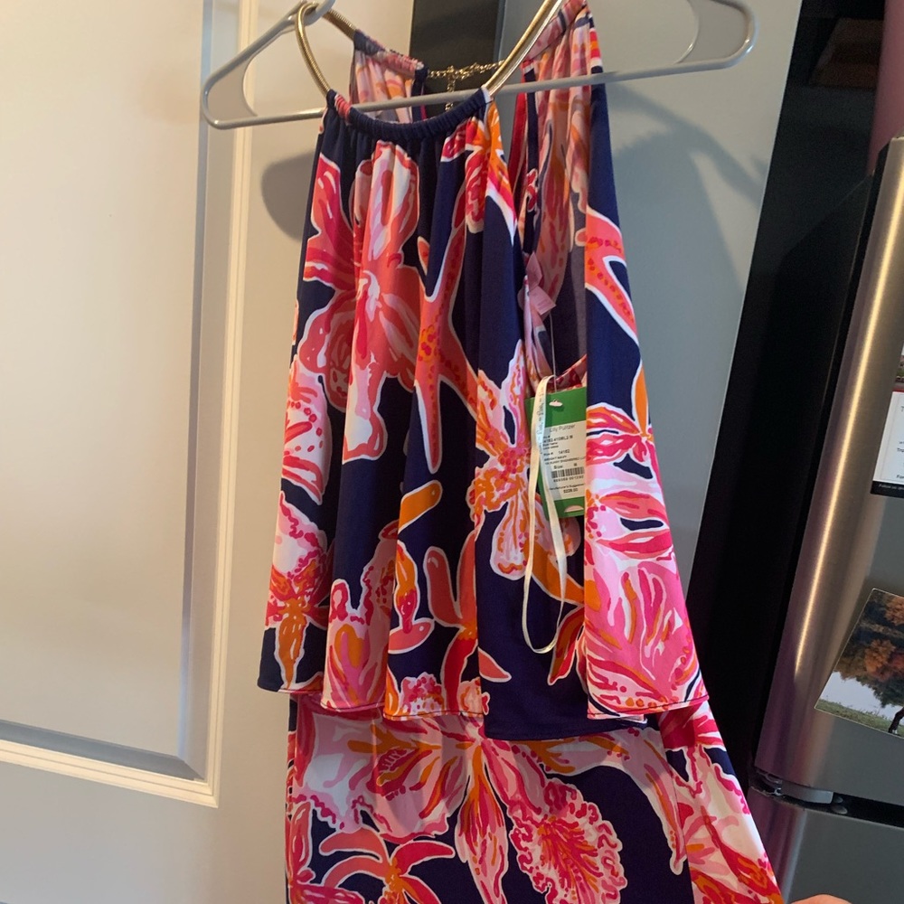 Lilly Pulitzer floral midi dress